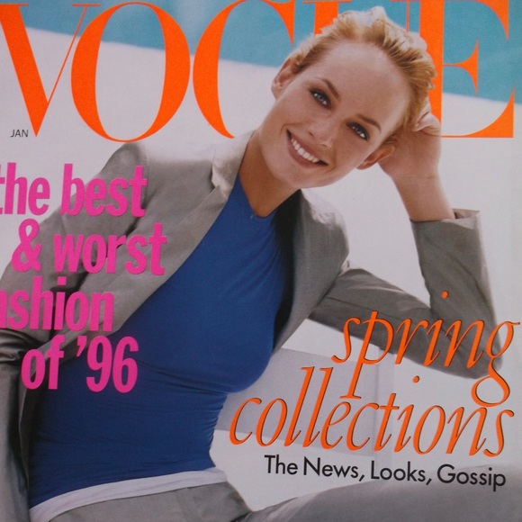Vogue Jan. 1997 Amber Valletta AMBER MINT condition. - Picture 3 of 7